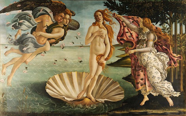 Cuadros en Óleo Originales el nacimiento de Venus de Botticelli