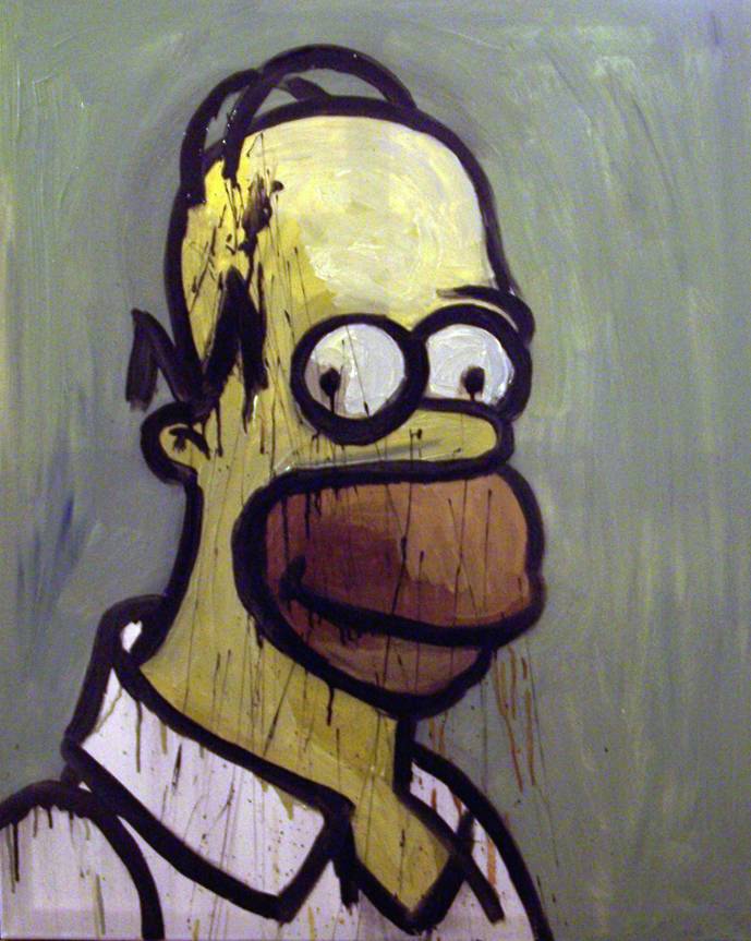 cuadro de Homero Simpson para pared