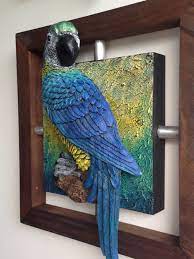 Pin de Jip en Arte hecho por Familia Estelar | Arte de aves, Esculturas de  arte, Pintura en yeso