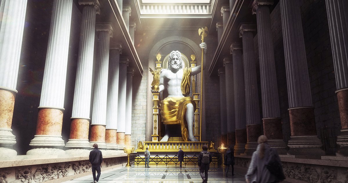 Cuadro La Estatua de Zeus en Olimpia: El Dios de los Dioses